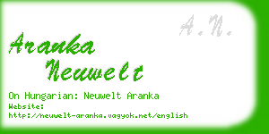 aranka neuwelt business card